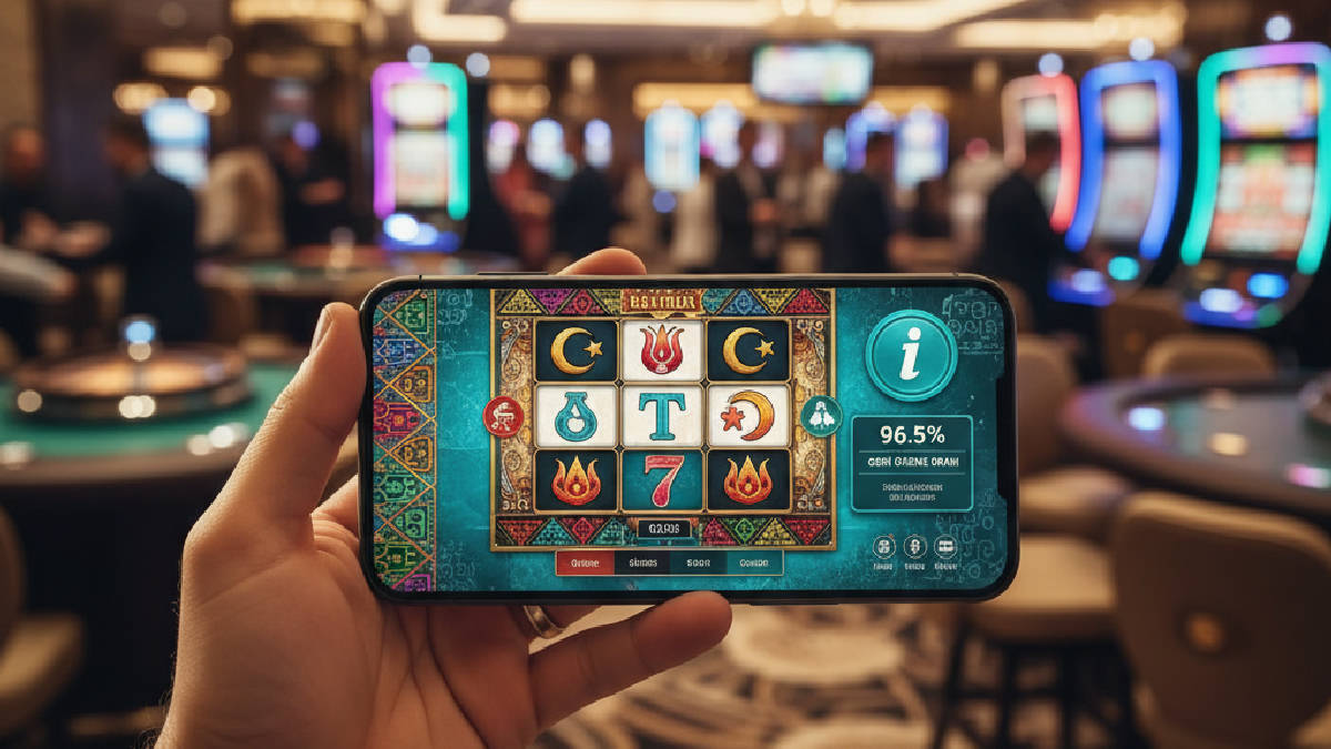 Mobil cihazda RTP bilgileri kontrol eden bir kullanıcı Jetbet platformunda.
