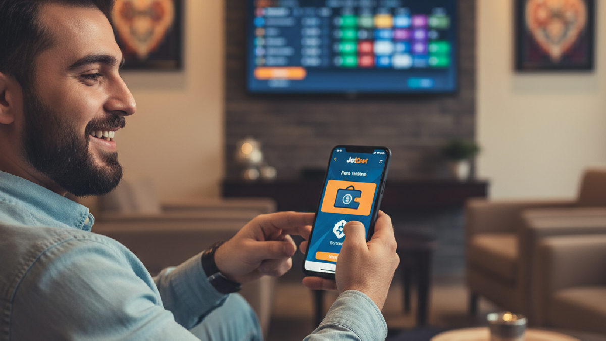Jetbet hesabınıza mobil cihazınızdan kolayca ve güvenle bakiye yükleyin.